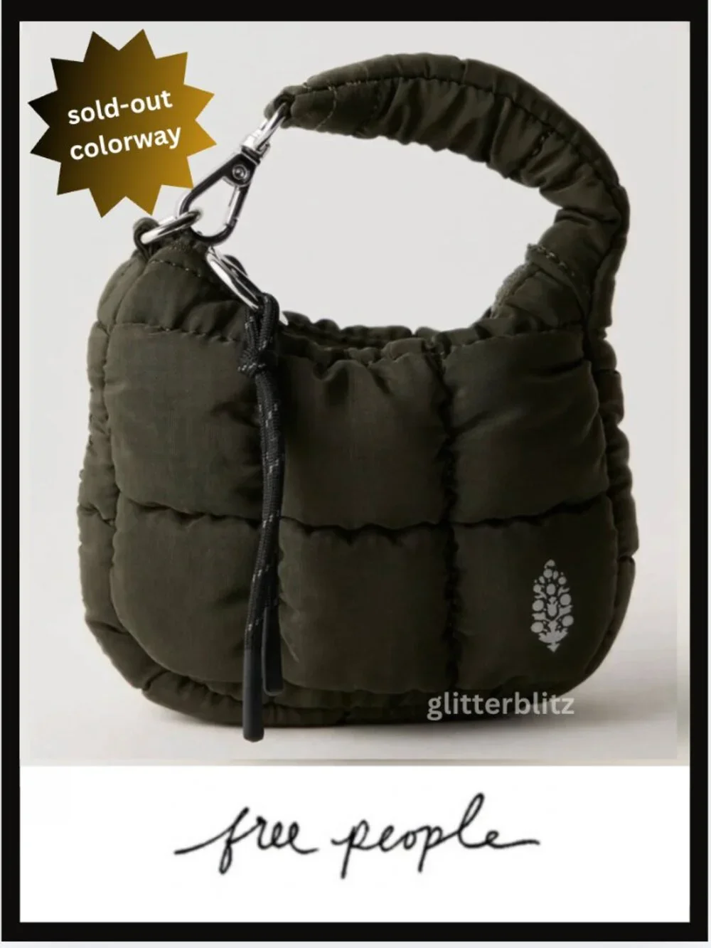 Free People Quilted Micro Pouch  -  Last One in Stock